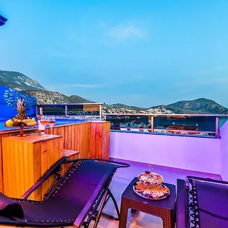 Manzara 1 Deniz Manzarali Apartmán Kalkan