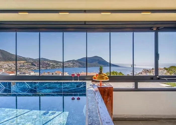 Manzara 1 Deniz Manzaralı Daire Kalkan